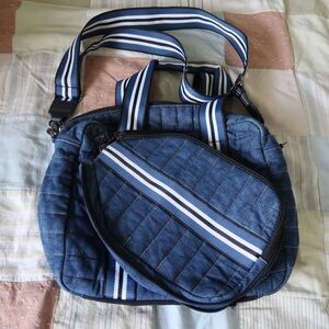 THINK ROYLN Sporty Spice Pickleball Bag Stone Washed Denim